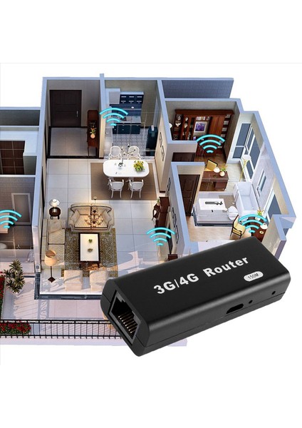 2x Mini 3g/4g Wifi Yönlendirici RJ45 USB Kablosuz Yönlendiriciler Taşınabilir Yönlendirici 2412-2483MHZ USB Kablosu ile Harici Arabirim (Yurt Dışından) fırsatları