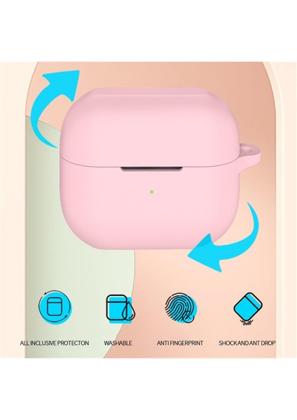 Samsung Galaxy Buds3 ve Buds3 Pro Uyumlu Kulaklık Kılıfı, Kulaklık Ipi ve Temizleme Kalemi Seti