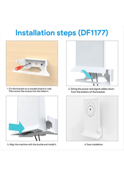 Quartzite Starlink Duvar Montajı Yönlendirici Desteği Starlink Mesh Yönlendirici V2 Için Star Link Internet Kit Braketleri (Yurt Dışından) indirimleri