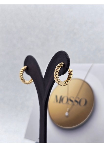 Xuping Burgu Model Çelik Küpe Gold Renk fırsatları