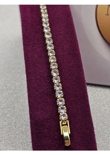 Xuping Su Yolu Gold Renk Çelik Bileklik