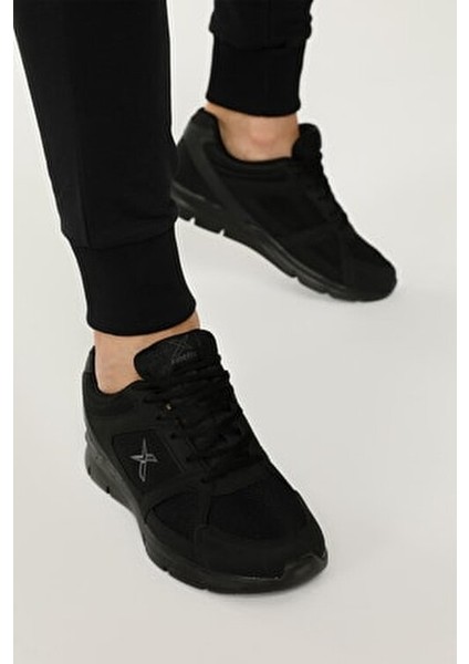 Günlük Kullanıma Uygun Siyah Erkek Koşu Ayakkabısı Hafif ve Esnek Tasarım indirimleri