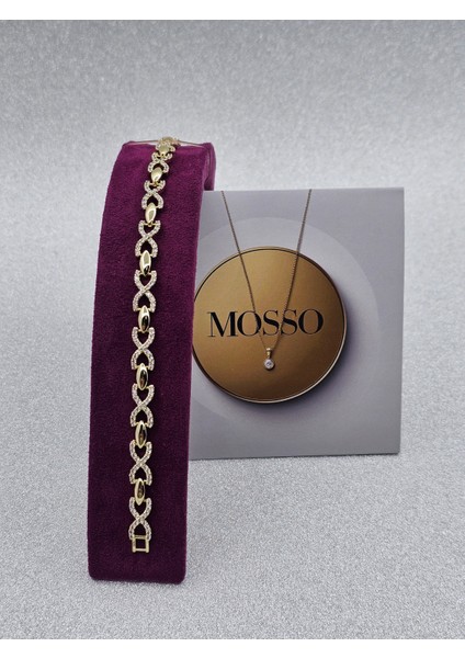 Xuping Zirkon Taşlı Sonsuzluk Eklemeli Model Çelik Bileklik modelleri