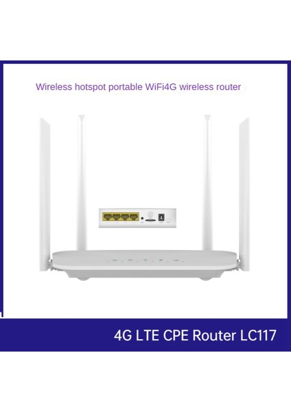 LC117 4g Cpe 4g Wifi Yönlendirici Sım Kartı Hotspot Cat4 32 Kullanıcılar RJ45 Wan Lan Kablosuz Modem Lte Yönlendirici Ab Fişi (LC117-EU) (Yurt Dışından) fırsatları