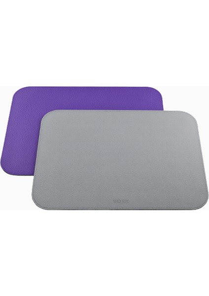 Place Mats HP540 Br|yl Iki Yönlü Gerçek Deri El Yapımı Italyan Seti