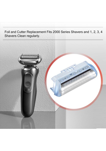 10B 20B 2000 Serisi 1 2 3 4 2615 2675 2775 2776 170 190 Için 20S Tıraş Makinesi Folyosu (Yurt Dışından) indirimleri