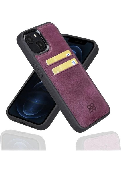 Flex Cover Leather iPhone 13 Mini Case With Card Holder