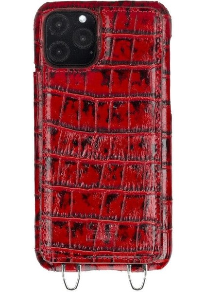 Saff iPhone 11 Pro Max Leather Case With Shoulder Strap