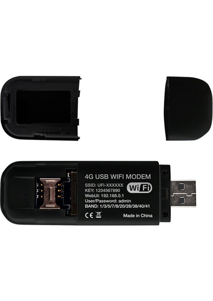 4g USB Wifi Modem 150MBPS Yuvası 4g Lte Car Kablosuz Wifi Yönlendirici USB Dongle Destek B28 Avrupa Bandı Black (Yurt Dışından) indirimleri