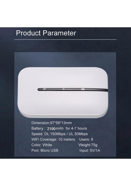 4g Mifi Wifi Yönlendirici 150MBPS Wifi Modem Araba Mobil Wifi Kablosuz Hotspot Kablosuz Mifi (Yurt Dışından) fiyatları