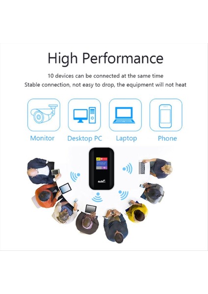 4g Mobil Wifi Yönlendirici 150MBPS Lte Kablosuz Yönlendirici Taşınabilir Cep Mifi Modem Mobil Wifi Yuvası ile Hotspot (Yurt Dışından) fırsatları