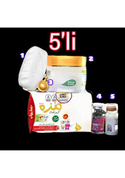 Kanza Cilt Beyazlatıcı Krem Seti Canlandırıcı Etki 5 Adet Tüm Cilt Tipleri İçin fiyatları