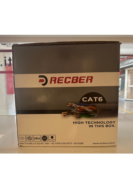 Cat 6 Halogen Free U/utp SL400 23 Awg 305 Metre Turuncu fiyatları