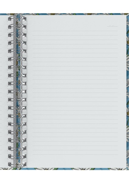 Daisy-Midi Sert Kapak Spiralli Defter, 14X20 cm fırsatları