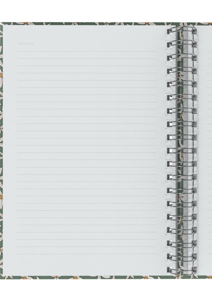 Starflower- Midi Sert Kapak Spiralli Defter, 14X20 cm modelleri