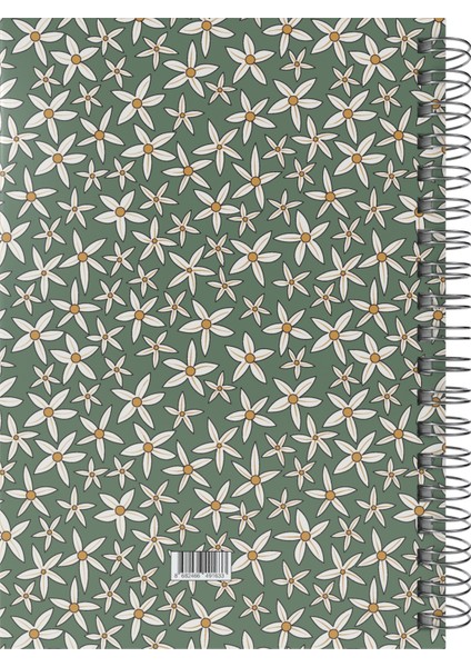 Starflower- Midi Sert Kapak Spiralli Defter, 14X20 cm indirimleri
