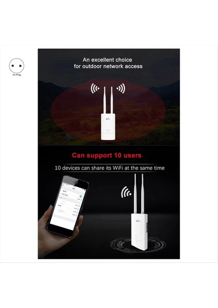 Açık 4g Wifi Yönlendirici 150MBPS Kablosuz Wifi Yönlendirici Hızlı Çift Harici Anten Yuvası Eu Fiş (Yurt Dışından) fırsatları