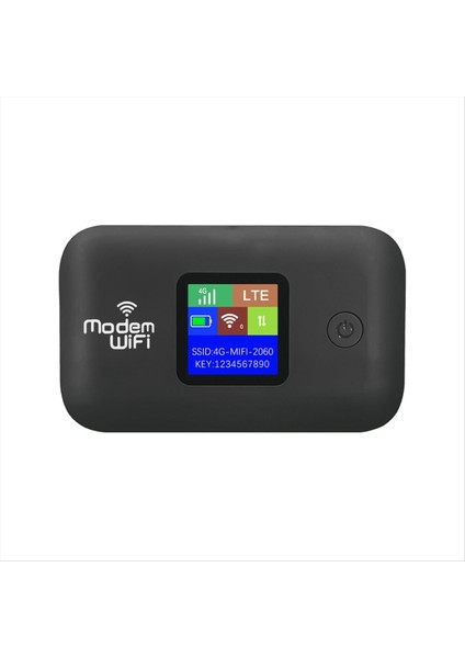 Wifi Yönlendirici 4g Kablosuz Taşınabilir Modem Mini Açık Hotspot 150MBPS Cep Mifi Yuvası Tekrarlayıcı 3000MAH Demir Gray (Yurt Dışından)