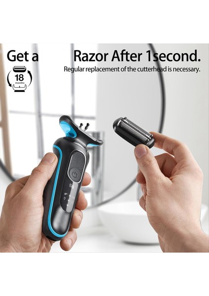 S5 S6 Tıraş Makineleri, 6072CC, 6090CC, 6020S, 6040C, 5035S, 5020S, 5050CS Için 53B Tıraş Makinesi Yedek Başlığı... Kolayca Takın (Yurt Dışından) fırsatları