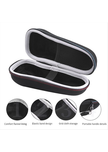 S5535 S5351 Seyahat Taşıma Çantası Elektrikli Siyah Sert Eva Tıraş Makinesi Saklama Çantaları (Yurt Dışından) fiyatları