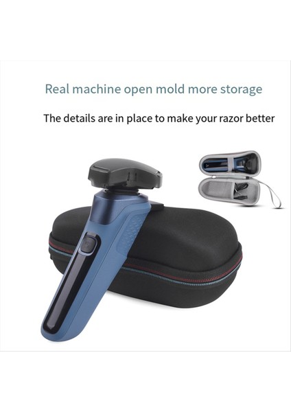 S5535 S5351 Seyahat Taşıma Çantası Elektrikli Siyah Sert Eva Tıraş Makinesi Saklama Çantaları (Yurt Dışından) modelleri