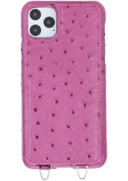 Saff iPhone 11 Pro Max Leather Case With Shoulder Strap