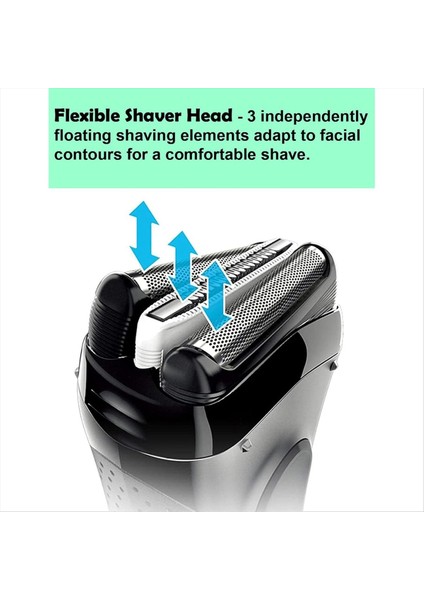 Proskin Elektrikli Tıraş Makinesi Islak ve Kuru 3040S 310S 340S-4 3000S Folyo Kesici Için Seri 3 Yedek Başlık 32B (Yurt Dışından) fırsatları