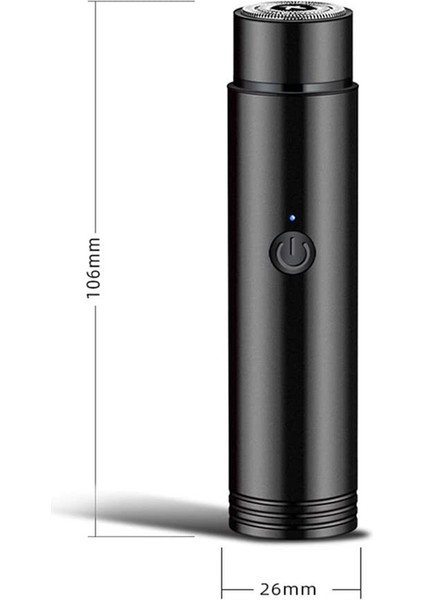 Taşınabilir Mini Elektrikli Tıraş Makinesi, Elektrikli Erkek Tıraş Makinesi, Seyahat Edenler Için Şarj Edilebilir Islak ve Kuru Kullanımlı Döner Tıraş Makinesi Siyah (Yurt Dışından) modelleri