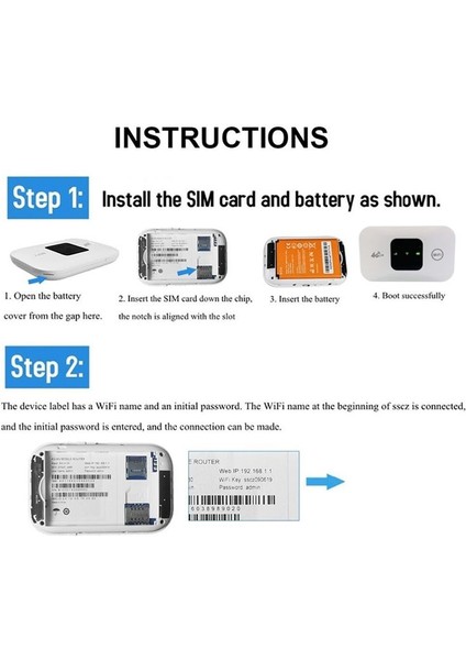4g Kablosuz Wifi Yönlendirici Mifi 150MBPS Wifi Modem Araba Mobil Wifi Kablosuz Hotspot Destek 10 Kullanıcı Yuvası (Yurt Dışından)