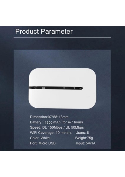 2x 4g Cep Mifi Wifi Yönlendirici 150MBPS Wifi Modem Araba Mobil Wifi Wifi Wifi ile Yuvası Taşınabilir Wifi (Yurt Dışından) indirimleri