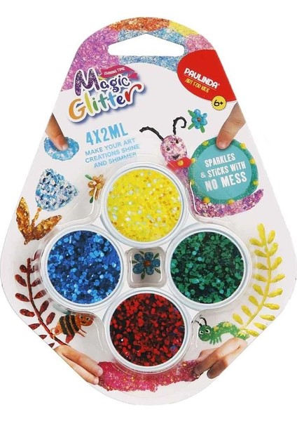 Hobi̇ Set Magi̇c Gli̇tter 4X2ML Krtl