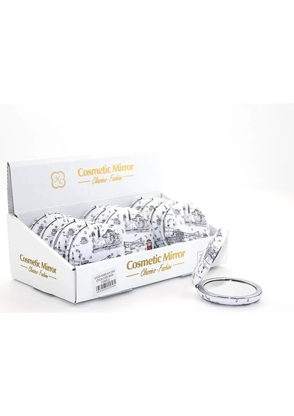 Taşlı Istanbul Tasarımı El Aynası Kalın ALK2494