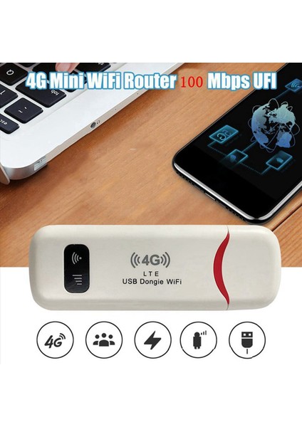 2x 4g Lte Kablosuz USB Dongle Mobil Hotspot 150MBPS Modem Çubuk Mobil Geniş Bant Mini 4g Yönlendirici Araba Ofisi Için (Yurt Dışından) fırsatları