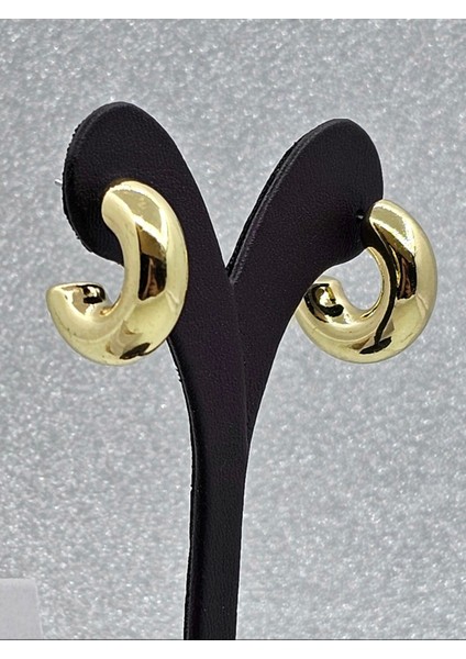 Xuping C Model Çelik Küpe Gold Renk