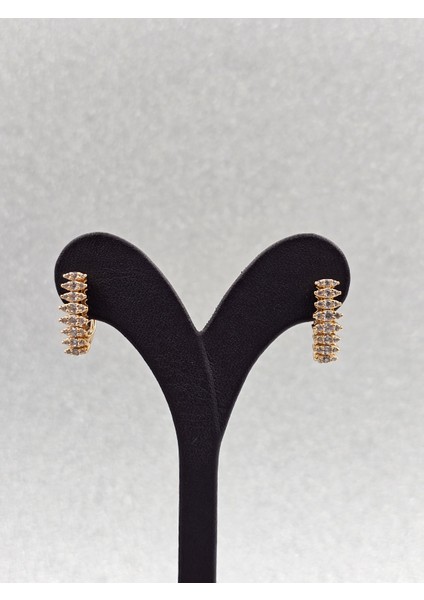 Xuping Pırlanta Model Rosegold Çelik Küpe fırsatları