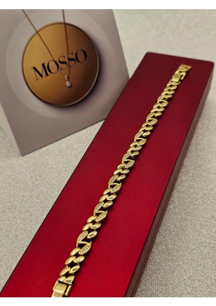 Xuping Damla Model Sıra Zirkon Taşlı Çelik Bileklik modelleri