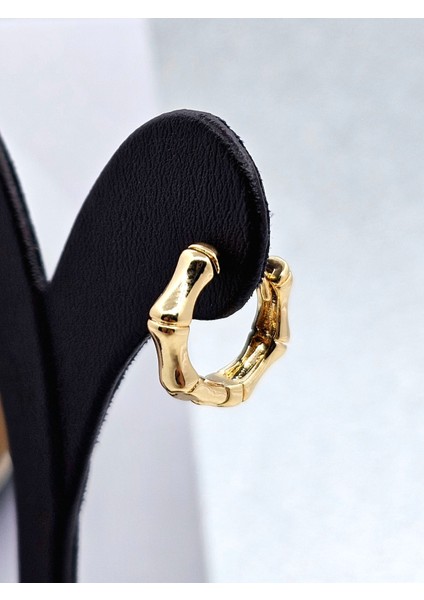 Xuping Kemik Model Gold Renk Çelik Küpe