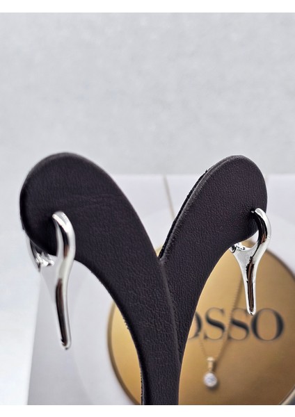 Xuping Ikon Model Gümüş Renk Çelik Küpe modelleri