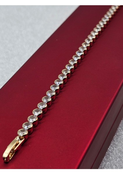 Xuping Su Yolu Yuvarlak Rosegold Çelik Bileklik