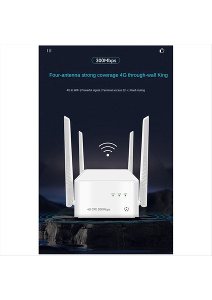 Yeni 4g Home Wifi Yönlendirici Geniş Kapsam 300M 2XRJ45 Cat4 4g Lte Kablosuz Doğruluğu Ile Us-Plug (Yurt Dışından) indirimleri