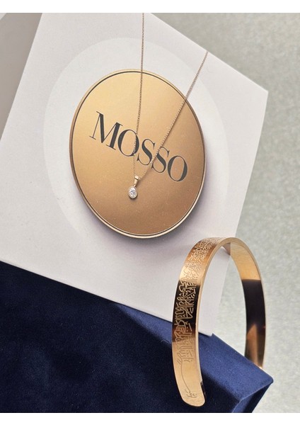 Ayetel Kürsi Yazılı Çelik Bileklik Bakır Renk modelleri