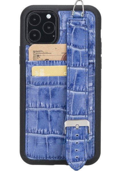 Flex Cover Leather iPhone 11 Pro Case With Card Holder & Hand Strap
