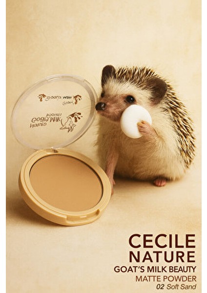 Keçi Sütlü Matte Powder 03 Hafif Yapılı Kapatıcı 10 g Doğal Görünüm İçin