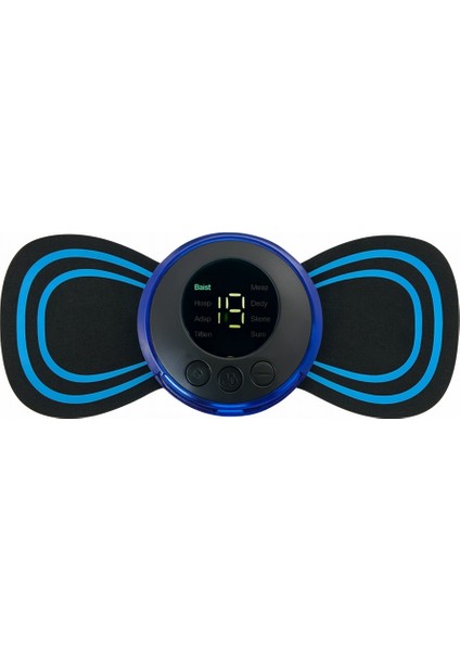 Kelebek Masaj Aleti Bel Sırt Bacak Kol Titreşimli Masaj Pedi Şarjlı 8 Modlu Vücut Tens Cihazı