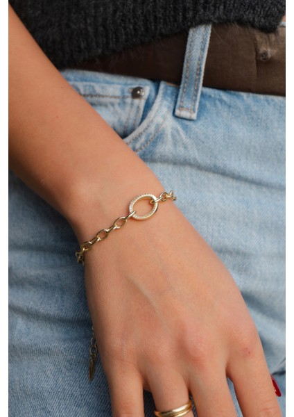 Zincir Gold Çelik Bileklik fırsatları