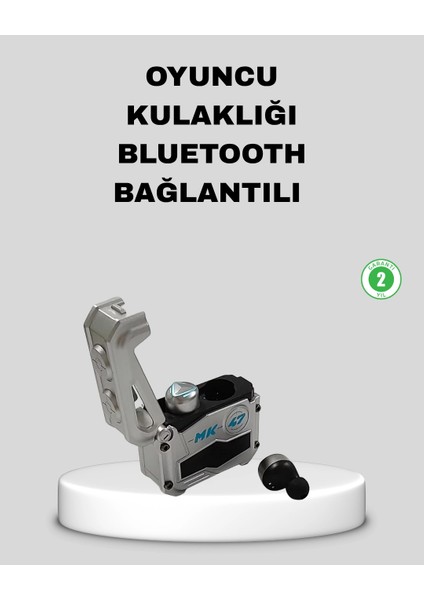Ipx5 Su Geçirmez Kablosuz Bluetooth Kulaklık – Powerbank Şarj Kutulu, Düşük Gecikmeli Oyun Modu