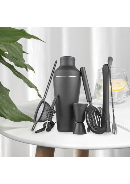 8 Parça Kokteyl Çalkalayıcı Set - Siyah (Yurt Dışından) modelleri