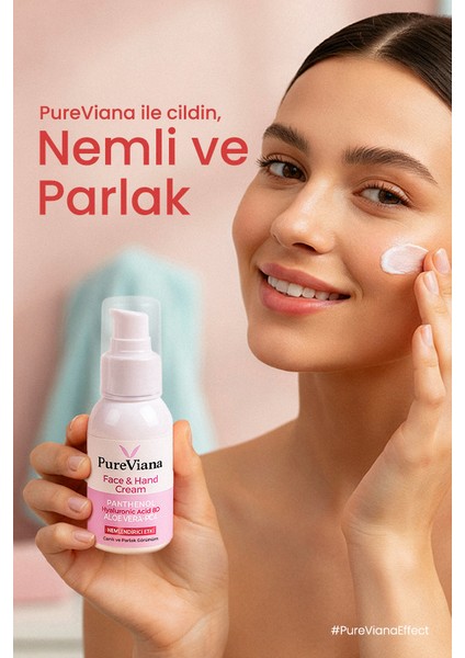 Yüz & El Kremi 60ML – Hyaluronik Asit 8d + Aloe Vera + Cica + Shea – Nemlendirici, Bariyer Onarıcı fırsatları