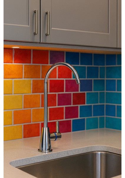 Dalyan Arıtma Suyu Musluğu – Şık Krom Kaplama Filtre Musluğu