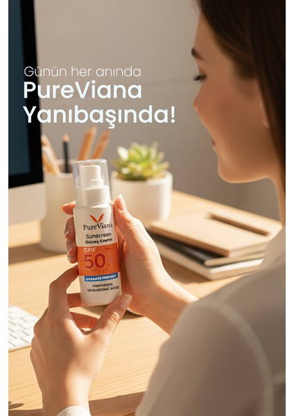 Güneş Kremi Spf 50+ Pa++++ 50ML – Yüksek Koruma, Nemlendirici, Leke Karşıtı, Cilt Tonu Eşitleyici – Yeni Nesil Filtreli fırsatları